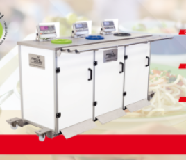 La table de tri et de pesée des déchets Precia Molen