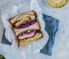 Sando oyakodon poulet