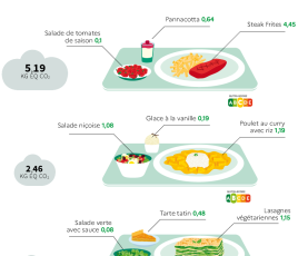 TABLEAU COMPARATIF REPAS ALIMENTATION