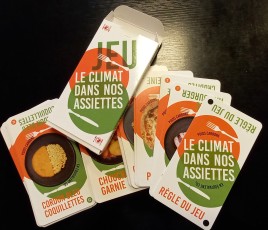 Jeu de cartes pédagogique « Le Climat dans nos assiettes » Bon pour le climat.