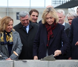 Pose première pierre Approv'Halles 