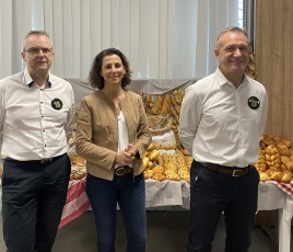 Les 3 F : Patrice Guillois, Patricia Gaffet et François Bultel au siège à Aix-en-Provence.