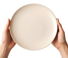 assiette vide