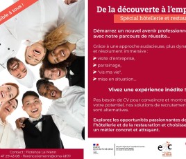 Flyer hotellerie-restauration - atelier immersif