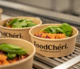 salade dans boite carton recyclable Foodchéri