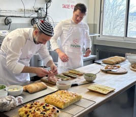 chefs de cuisine dans le laboratoire de Panzani solutions