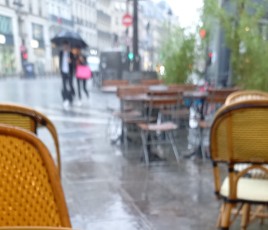 café restaurant pluie terrasse