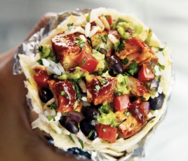 Chipotle Chicken Al Pastor Burrito