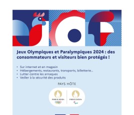 AFFICHE JO DGCCRF