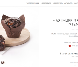 Muffin chocolat Coup de Pates