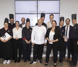 frédéric anton et candidats concours culinaire korian