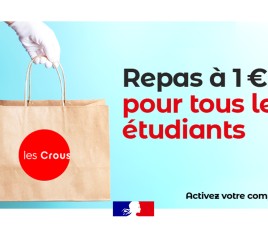 AFFICHE REPAS à 1 EURO