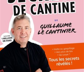COUVERTURE DU livre du cantinier Guillaume Delsaux