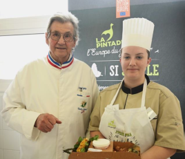 Anaëlle Boizard et le Chef Guy Legay