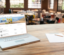 Ecran portable avec pub C10 Ads