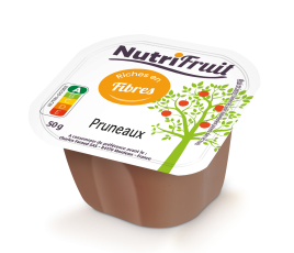 pot de compote nutrifruit riche en fibres