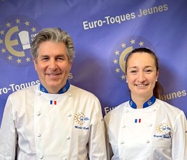 Virginie Basselot et Michel Roth