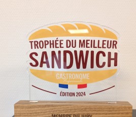 illustration trophée meilleur sandwich 2025 DR_