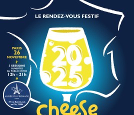 affiche cheese and wine night 2025 paris