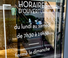 Des horaires d'ouverture larges, du lundi au samedi. Une exception dans l'avenir ?