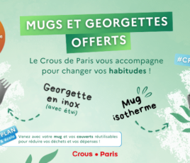 Affiche crous deParis suppression des contenants jetables
