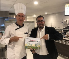 Le directeur du ril à lyon et son chef