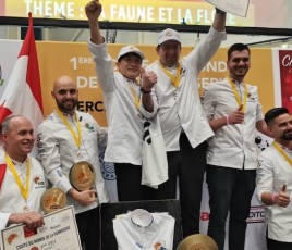 Podium de la Coupe du Monde de Viennoiserie 2025