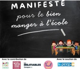 Manifeste cantines scolaires