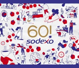 Logo Sodexo 60 ans