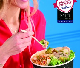 PAUL Marque Préférée des Français Sandwich et Restauration Rapide à la française 2022 2024 2026 salade