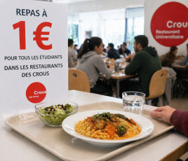 plateau repas restaurant universitaire 1 euro