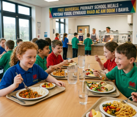 enfants mangeant à la cantine restauration scolaire