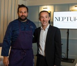 Jordi Trias et le chef Jason Gouzy