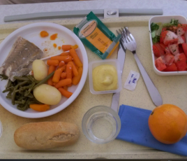 plateau repas hôpital