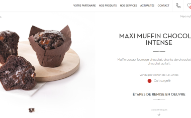 Muffin chocolat Coup de Pates