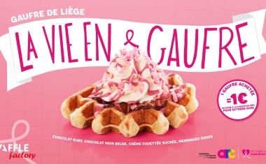 WAFFLE FACTORY OCTOBRE ROSE