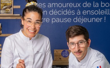une patissière et un chef de cuisine de chez Popote