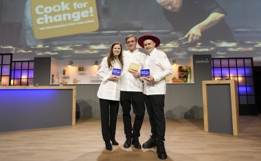 Les trois gagnants : Sandrine Leriche, Adam Collison und Michal Fabiszewski. © Nicolas Gouhier, Sodexo