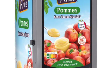 Distributeur automatique desserts fruitier Charles et Alice