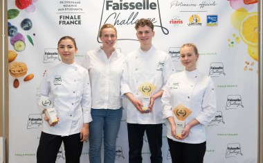 3 laureats et Marie Triballat