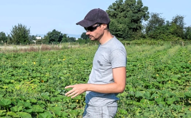 Un cultivateur ferme métropole de lyon