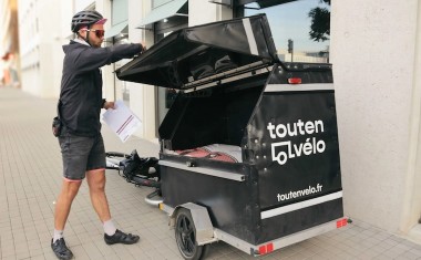Livraison de farine à vélo