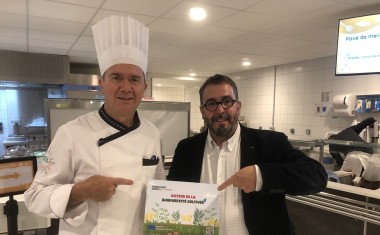 Le directeur du ril à lyon et son chef