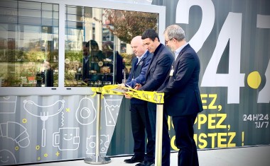 Inauguration boutique autonome elior restauration collective