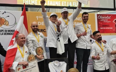 Podium de la Coupe du Monde de Viennoiserie 2025