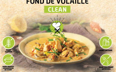 Photo assiette fond de volaille dupont restauration