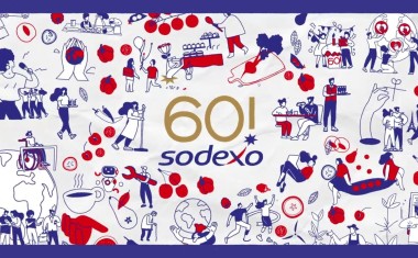 Logo Sodexo 60 ans
