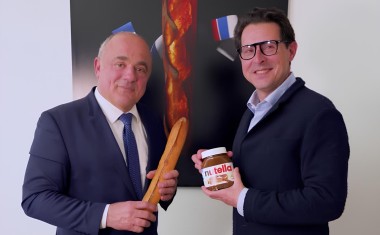 Dominique Anract, président de la CNBPF et Fausto Rotelli, directeur des relations extérieures de Ferrero France