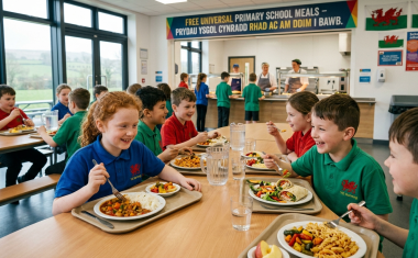 enfants mangeant à la cantine restauration scolaire