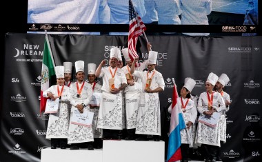 Le podium de la Coupe du Monde de la Pâtisserie Americas 2026
